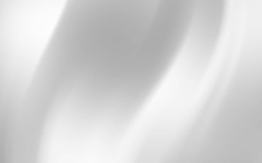 Soyut beyaz dalgalar zarifçe akıyor, minimalist bir ortamda yumuşak ve sakin bir atmosfer yaratıyor.