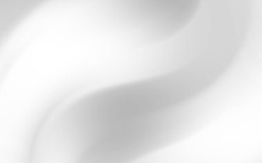 Yumuşak beyaz ve gri eğimli soyut akış tasarımı, dingin ve modern bir estetik yaratıyor