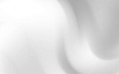 Soyut beyaz dalgalar pürüzsüz akarak yumuşak gölgeler ve eğimlerle sakin bir atmosfer yaratıyor.