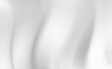 Soyut beyaz dalgalar zarifçe akarak çeşitli kullanımlar için sakin ve dingin bir zemin oluşturur.