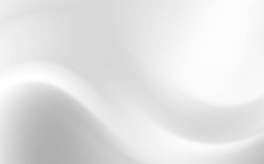 Soyut beyaz dalga deseni tasarım kullanımı için yumuşak eğimli pürüzsüz, akışkan bir doku yaratıyor