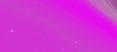 Canlı pembe soyut arkaplan dağınık yıldızlar rüya gibi bir atmosfer yaratıyor.