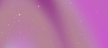 Pembe ve mor renkte parlak yıldızlı, yaratıcı tasarımlar için ideal soyut arkaplan