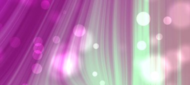 Akan çizgilerle soyut arkaplan ve pembe ve yeşil tonlarda yumuşak bokeh ışıkları