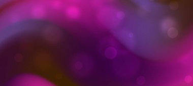 Akan şekiller ve yumuşak bokeh ışıkları ile soyut renkli arkaplan canlı bir atmosfer yaratıyor