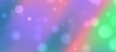 Yumuşak bokeh ışıkları olan soyut renkli arkaplan tasarım için rüya gibi bir atmosfer yaratıyor
