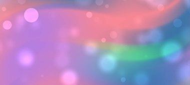 Yumuşak gradyan ve bokeh efektleri ile soyut renkli arkaplan, dijital tasarım projeleri için ideal
