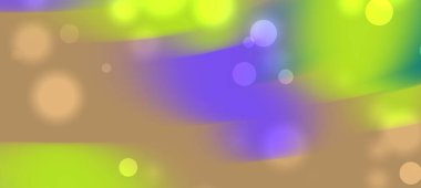 Girdap şekilleri ve yumuşak bokeh ışıkları ile soyut renkli arka plan canlı bir atmosfer yaratıyor.