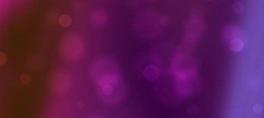 Canlı mor ve pembe bokeh efektlerine sahip soyut renkli arkaplan, tasarım projeleri için ideal