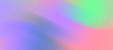 Yumuşak kıvrımlı ve dalgalı soyut renkli arkaplan rüya gibi bir atmosfer yaratıyor.