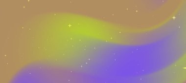 Girdap renkleri ve yıldızların oluşturduğu soyut kozmik arkaplan rüya gibi bir atmosfer yaratıyor.