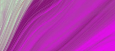 Mor ve beyazın canlı tonlarında soyut akış kalıpları dinamik bir görsel etki yaratır.