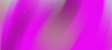 Parlak yıldızlı canlı pembe ve yumuşak pastel tonlara sahip soyut gradyan arkaplan