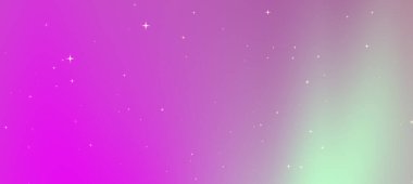 Yıldızlı soyut gradyan arkaplan, pembe ve yeşil renklerin harmanlanması, yaratıcı projeler için uygun