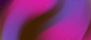 Canlı pembe ve mor renklerde soyut girdap desenleri rüya gibi bir arka plan etkisi yaratır.