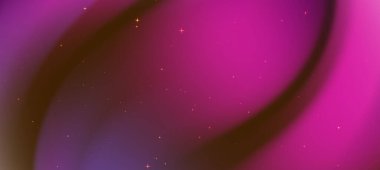 Parlak yıldızlı parlak pembe ve mor renkli girdap desenleri, arka plan için idealdir.