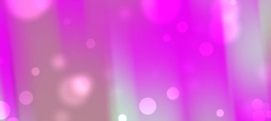 Pembe ve mor bokeh efektleriyle soyut, canlı bir arka plan rüya gibi bir atmosfer yaratıyor.