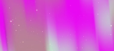 Parlak yıldızlı, soyut pembe ve mor gradyan arkaplan, yaratıcı tasarımlar için ideal.
