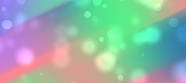 Yumuşak bokeh efektli renkli soyut arkaplan, tasarım ve sanatsal projeler için ideal