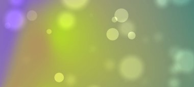 Yumuşak bokeh ışıkları olan renkli soyut arkaplan tasarım kullanımı için rüya gibi bir atmosfer yaratıyor