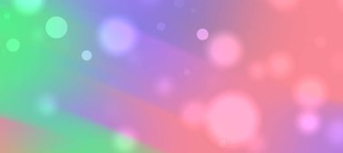 Yumuşak gradyan ve bokeh efektli renkli soyut arkaplan, tasarım projeleri için ideal