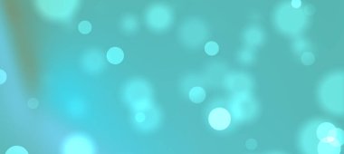 Bulanık bokeh ışıkları olan yumuşak mavi arkaplan tasarım kullanımı için sakin bir atmosfer yaratıyor