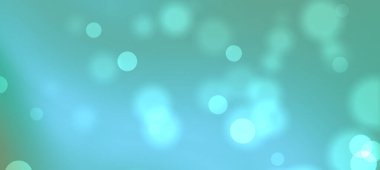 Bulanık daireli yumuşak mavi bokeh arkaplan tasarım için rüya gibi bir atmosfer yaratıyor