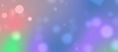 Bulanık ışıkları olan yumuşak, renkli bokeh arkaplan tasarım için rüya gibi bir atmosfer yaratıyor