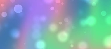 Yumuşak, renkli bokeh arkaplan canlı renkler ve açık küreler, yaratıcı projeler için ideal