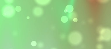 Yeşil ve Kırmızı Bokeh Işıklı Yumuşak Odaklanma Arkaplanı Rüya Atmosferi Oluşturuyor