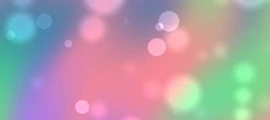 Renkli bokeh efektleri ile yumuşak pastel soyut arkaplan, rüya gibi bir atmosfer oluşturur (1)