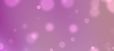 Pembe ve mor tonlarında bulanık bokeh daireleri olan yumuşak pastel arkaplan tasarım projeleri için ideal