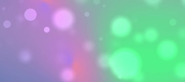 Renkli bokeh etkisine sahip yumuşak pastel arka plan yaratıcı projeler için rüya gibi bir atmosfer yaratıyor.