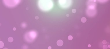 Bulanık ışık daireleri olan yumuşak pembe bokeh arkaplan tasarım için rüya gibi bir atmosfer yaratıyor.