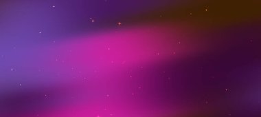 Canlı, soyut bir arka plan. Mor ve pembe renklerin yıldız benzeri lekelerle harmanlanmış hali.