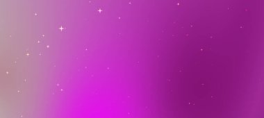 Parlak yıldızlı canlı, soyut mor gradyan arkaplan, dijital tasarımlar için ideal.