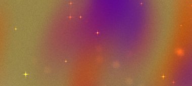 Canlı renklere ve parlak yıldızlara sahip soyut kozmik arkaplan, yaratıcı tasarımlar için ideal.