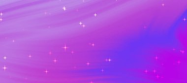 Pembe ve mor renkli, parlak yıldızlı, yaratıcı tasarımlar için ideal soyut gradyan arkaplan