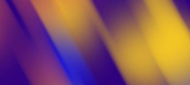 Mor, mavi ve sarı renkli soyut gradyan arkaplan dinamik bir görsel etki yaratıyor.