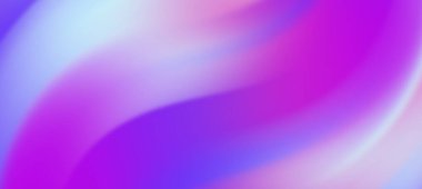 Dijital tasarımlar ve duvar kağıtları için uygun canlı mor ve mavi dalgalarla soyut gradyan arkaplan