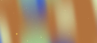 Yumuşak eğilimleri ve ince kıvılcımları olan soyut renkli arka plan rüya gibi bir atmosfer yaratıyor.