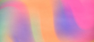 Pembe, mor ve turuncu renkleri harmanlayan yumuşak eğimli soyut renkli arkaplan