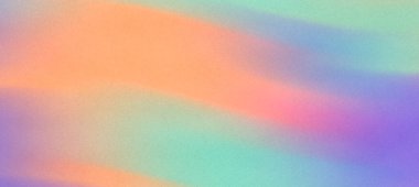 Yumuşak bir eğimle harmanlanan soyut renkli dalgalar sakin ve rüya gibi bir atmosfer yaratıyor.