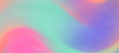 Soyut renkli dalgalar, sakin bir arka planda yumuşak eğimli rüya gibi bir atmosfer yaratıyor.