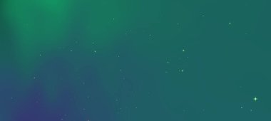 Dijital tasarımlar için uygun canlı renklere ve yıldızlı elementlere sahip soyut kozmik arkaplan