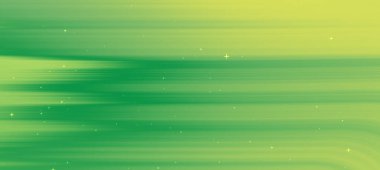 Tasarım kullanımı için ince parıltılarla yeşil ve sarıyı harmanlayan soyut eğimli arkaplan