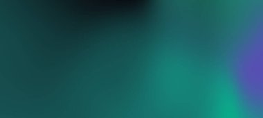 Yeşil ve mor tonlarını içeren soyut gradyan arkaplan, dijital sanat ve tasarım için ideal