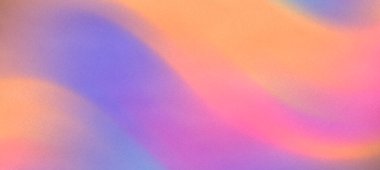 Yumuşak pastel renklerdeki soyut gradyan dalgaları rahatlatıcı bir arka plan etkisi yaratır