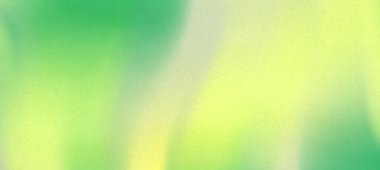 Dijital tasarımlar ve duvar kağıtları için uygun yumuşak dalgalarla soyut yeşil ve sarı gradyan