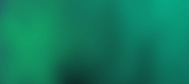 Pürüzsüz renk geçişleriyle soyut yeşil eğimli arkaplan, tasarım projeleri için ideal